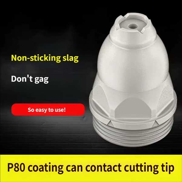 Industriella plasmaskärmunstycken, 10-pack, kopparbelagd elektrodspets
