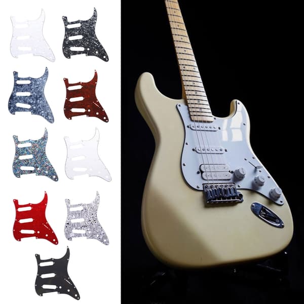 Retro-St Elektrisk Gitar Pick Guard Scratch Plate Musikkinstrument Tilbehør Abalone shell