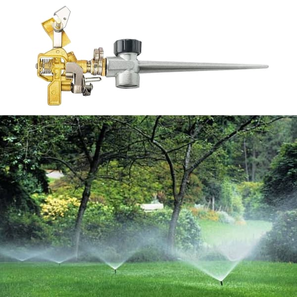 Professionel rustfri zinklegeringssprinkler til effektiv havevanding