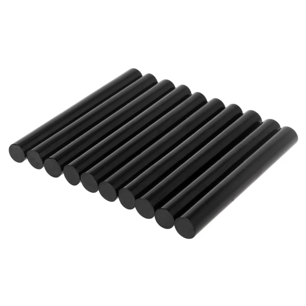 10 stk Hot Melt limstift sort højklæbende 11 mm til DIY håndværkslegetøj reparationsværktøj