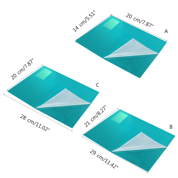 Snabbsläppfilm för 3D-skrivarkomponenter ACF-filmer Snabbare borttagning av modeller null - A