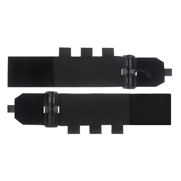 Hurtigutløsingsspennesett Molle Side Belt Cummerbund Demonterbart Spennesett Black