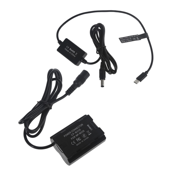Koblingsdummy-batteri Avanceret stabilt multipel til beskyttelse NP W235 USB Type C Dummy-batteri til X-T4 VG-XT4-kameraer