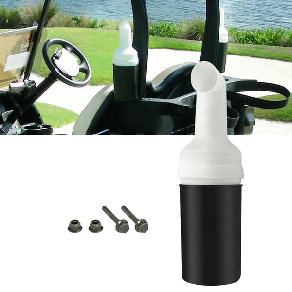 Sandspreder for golfbil, slitesterk plastkonstruksjon