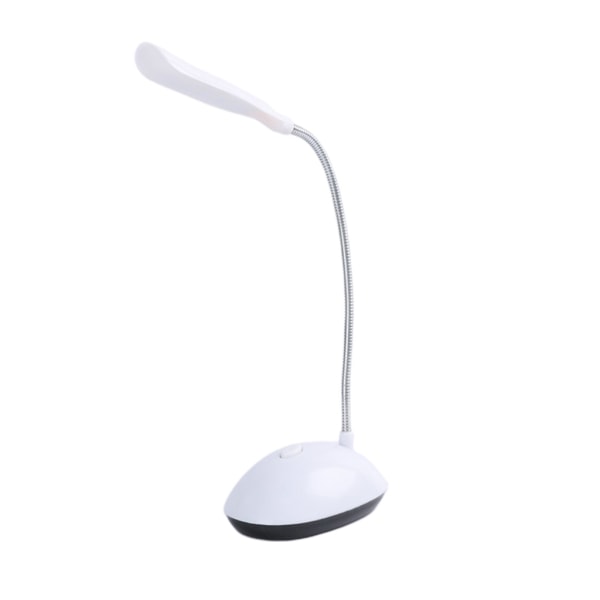 Batteridrevet Mini LED skrivebordslampe 360 ​​graders rotasjon Lesebordsnattlys