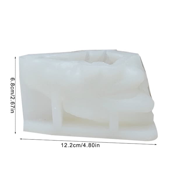 3D Drage Silikoneforme Duftlysforme Epoxy Resin Forme Gipsforme