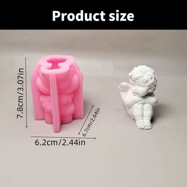 Lille Dreng Støbeforme Gipsforme Baby Silikoneforme Epoxy Resin Forme