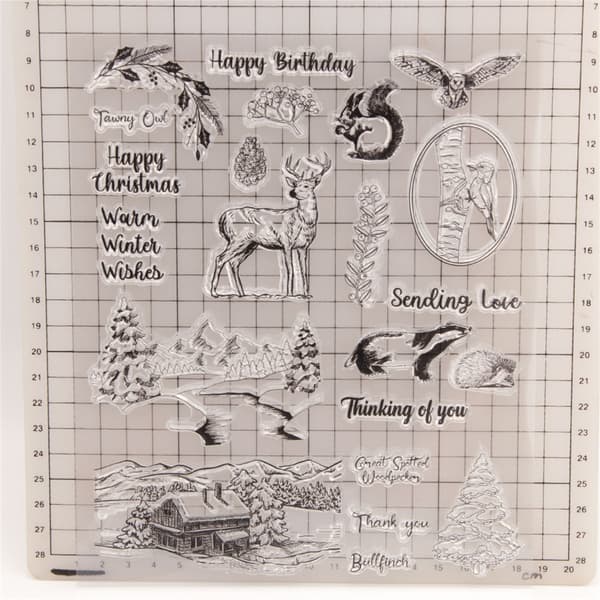 Julefrimærker Klare Silikone Stempler Jule Scrapbooking Stempler