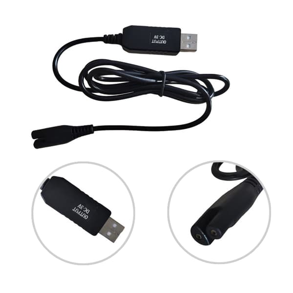 USB Opladerkabel Til 3V Dental Irrigator Strømadapter Hurtig Opladningsledning