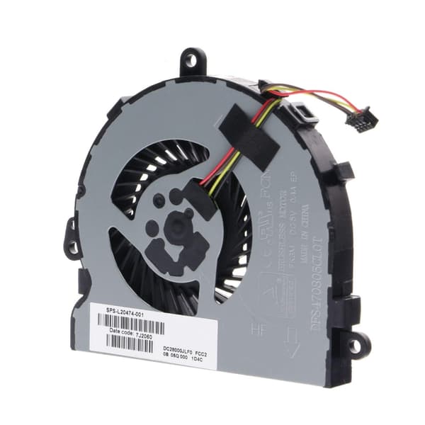 Ny til HP 15-DA 15-DB 15-DI Laptop CPU Køleventilator 5V 0.4A Notebook Radiator