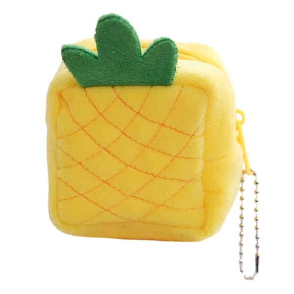 Kuulokepussi Kolikkokukkaro lasten lompakkolaukkuun Riipus avainlaukku Kolikkolompakko Pineapple