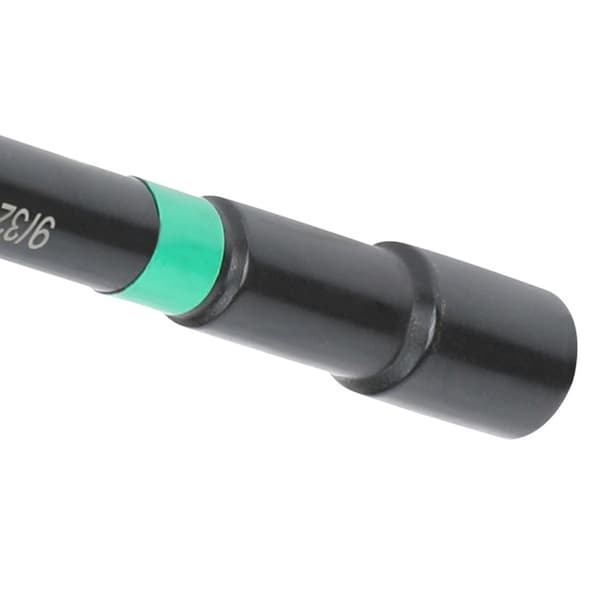 13 stk. magnetisk muttertrekker sett lange skaft muttertrekker bits for bruk med drill