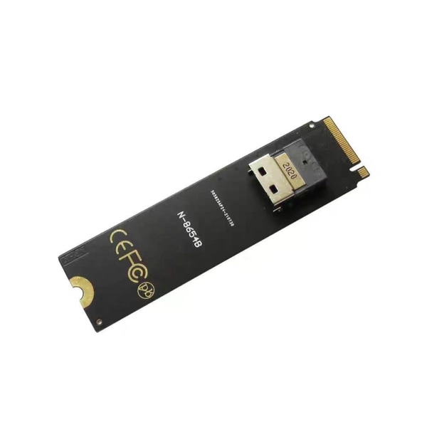 NVME PCIex4 SSD moderkortskonverterare M.2 NVME till Slimlines SFF-8654 Adapter