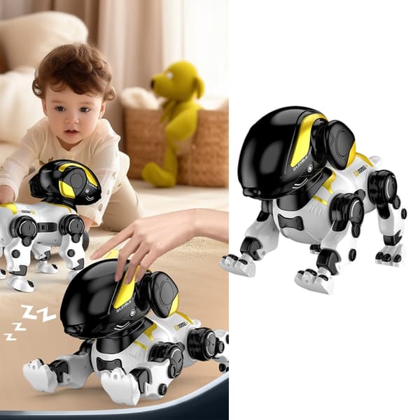 Interaktiv Programmerbar Robot Hundeleke for Barn Fjernkontroll Oppladbar