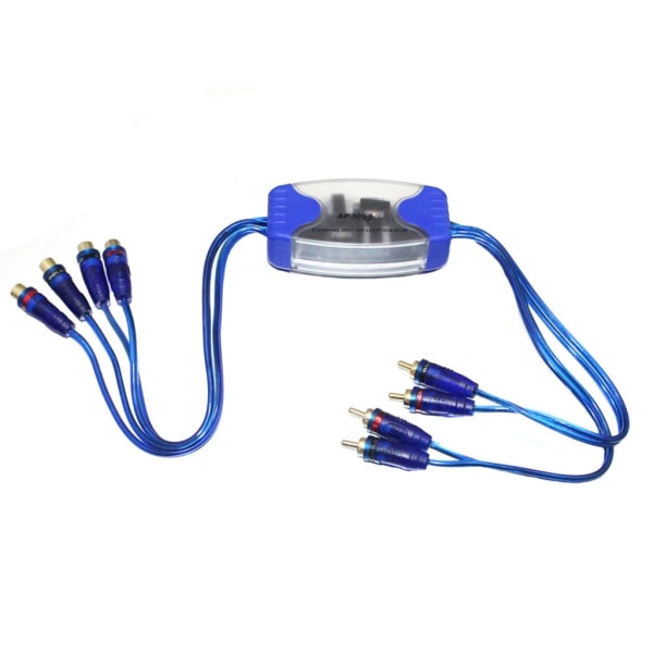 Universal Car Noise Sound Eliminator 4-kanals RCA Ground Loop Isolator Filter