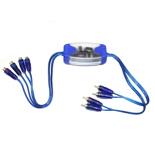 Universal Car Noise Sound Eliminator 4-kanals RCA Ground Loop Isolator-filtre