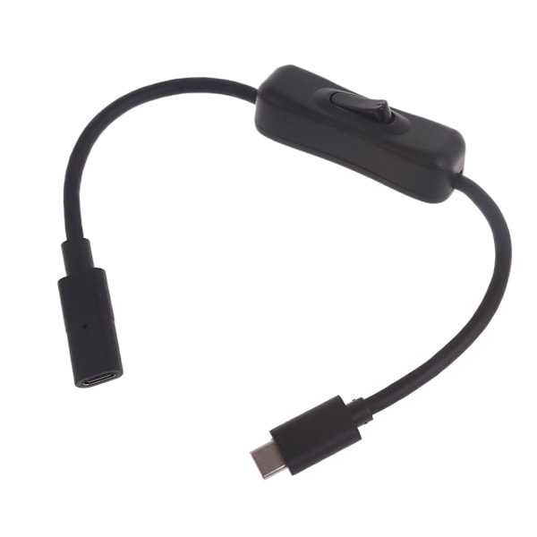 USB C til USB C Kabel Type C Han til Type C Hun med switches Opladningssynkronisering Datakabel Adapterledning til telefon 10 Gbps