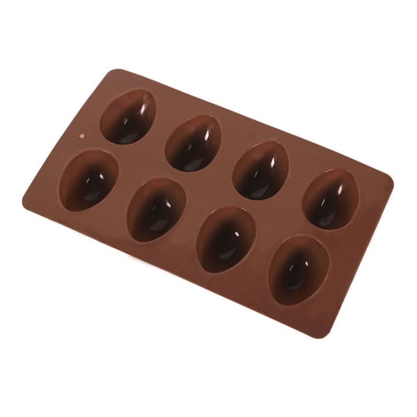 8 Påskeeggform Kake Såpeform Silikonform Sjokolade Dekor Baking Des