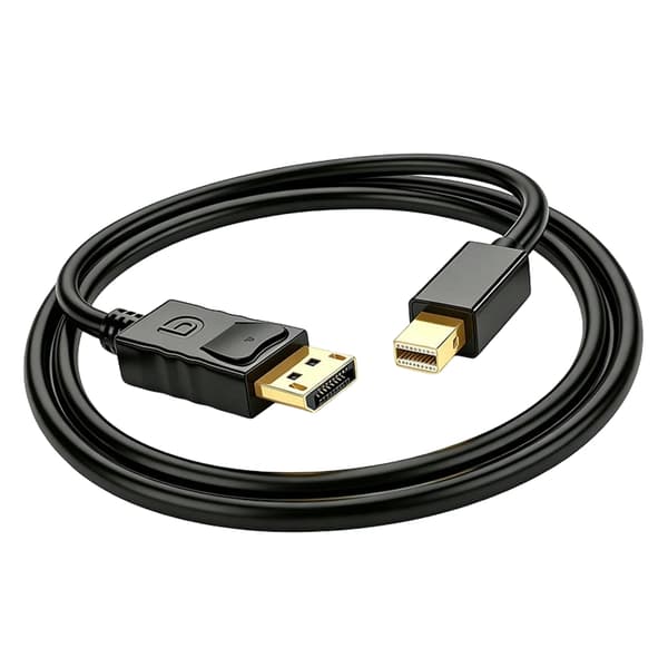 Mini DisplayPort–DisplayPort-sovitinkaapeli tukee 4K UHD -videota