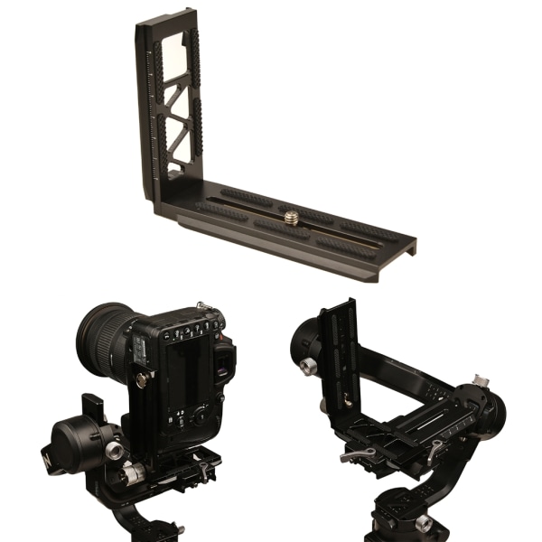 RSC2 Kamera L-fäste Stabilisator Vertikal fotograferingsplatta Kamera Vertikal platta Hållbar metalldesign Vertikal fotografering
