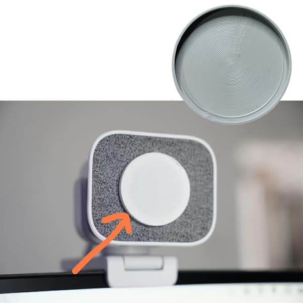 Resevänligt kameralinsskydd för StreamCam webbkamera Lätt att bära