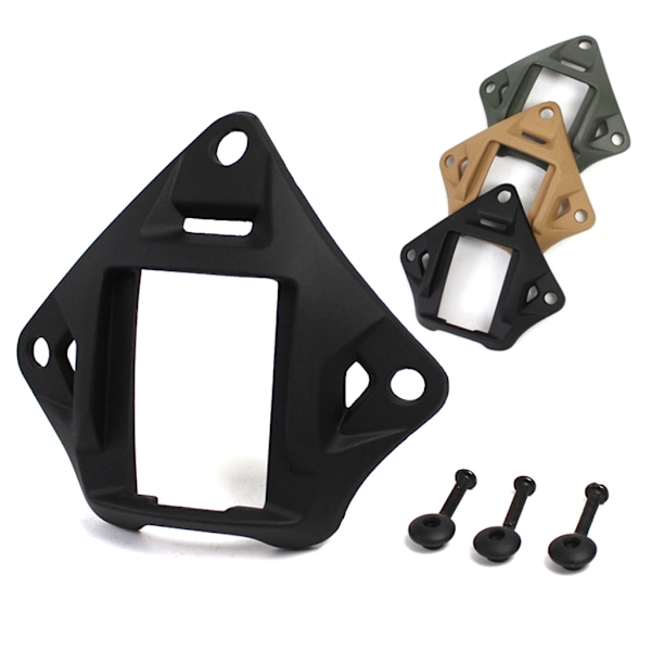 Taktisk hjelm NVG montering base shroud, aluminiumlegering montering holder base Mud Color