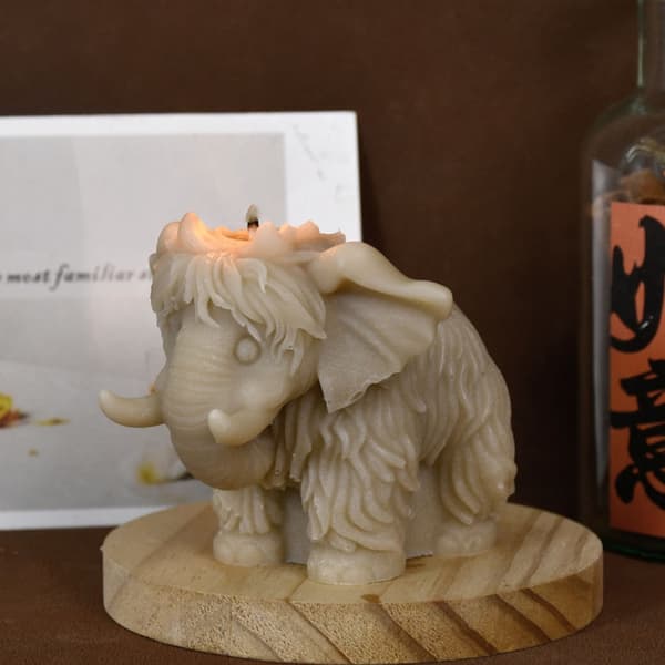 Gave Thai Mor Elefant Silikon Stearinlysform DIY