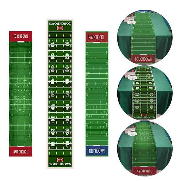 Amerikansk fotball bordløper lang duk fotballbaner bordløper 180