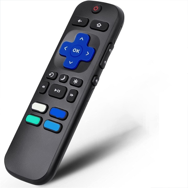 Universal TV-fjärrkontroll för Hisense Roku TV, TCLRoku TV, Sharp Roku TV med Netflix Disney Hulu VUDU Keys