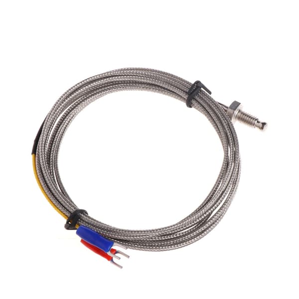 Professionell J Typ M6 skruvsond termoelement temperatursensor med 2M kabel för industrin