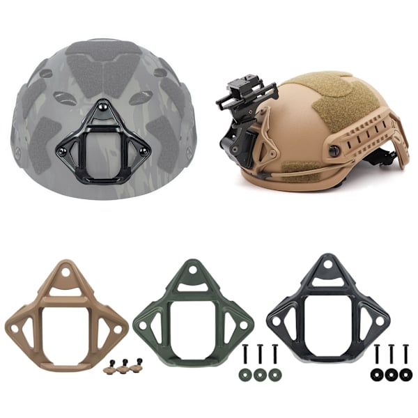 Taktisk hjelm NVG montering base shroud, Mud Color
