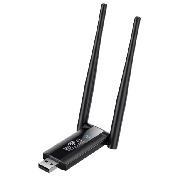 Kannettava USB WiFi-laajennus WIFI-toistin 2,4GHz 300Mbps Langaton WiFi-signaalivahvistin