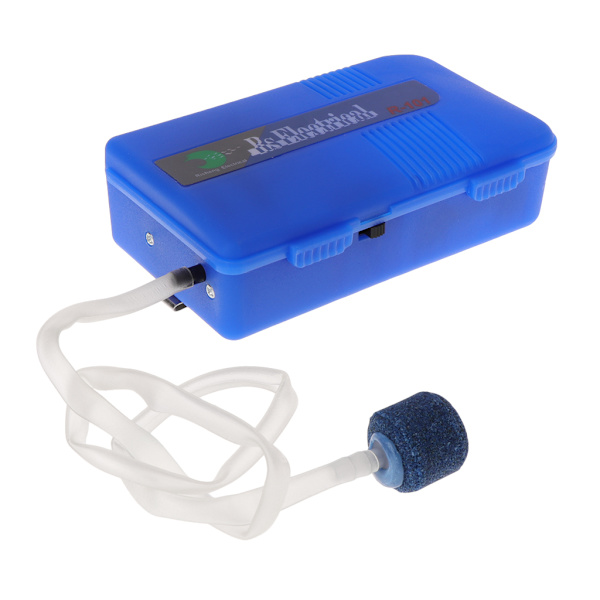 Bærbar akvarieluftpumpe Stille Single Outlet Fish for Tank Aerator Small Fish