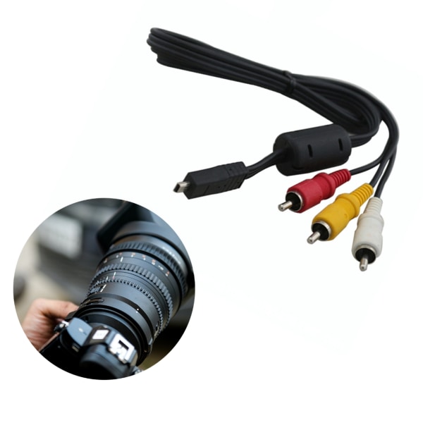 Premium ABS-material AV-kabel för Nikon D7200 D3200 V1 för fotoentusiaster