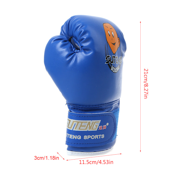 Lasten nyrkkeilyhanskat lapsille MMA-lyöntipussi Kickboxing Muay Thai Youth Blue