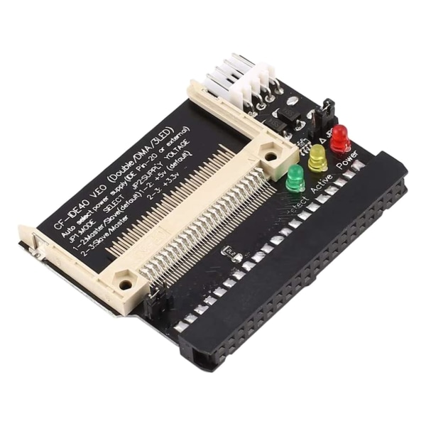 CF-IDE-sovitin 40-nastainen CF-kompakti Flash-kortti 3,5-muuntimeen 3 LED-valoa