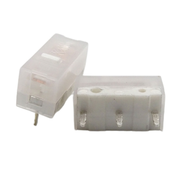 Original Kailh White GM 8.0 Mus Micro Switch Micro Button Gold Kontaktor 100 Million Click Life 3 Pin White Dot