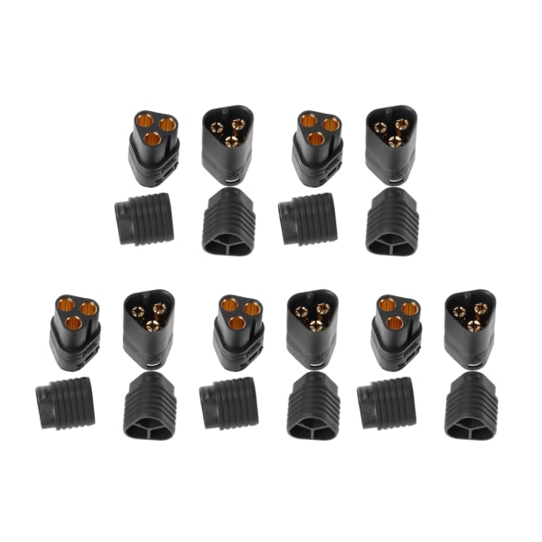 5 paria MT60 3,5 mm 3-napainen luotiliittimen uros ja naaras RC ESC:lle moottorille