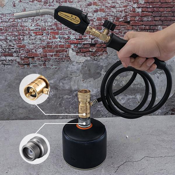 Camping Gasskomfyr Adapter Connector Drivstoffpåfyllingsadapter Enkelt å bruke