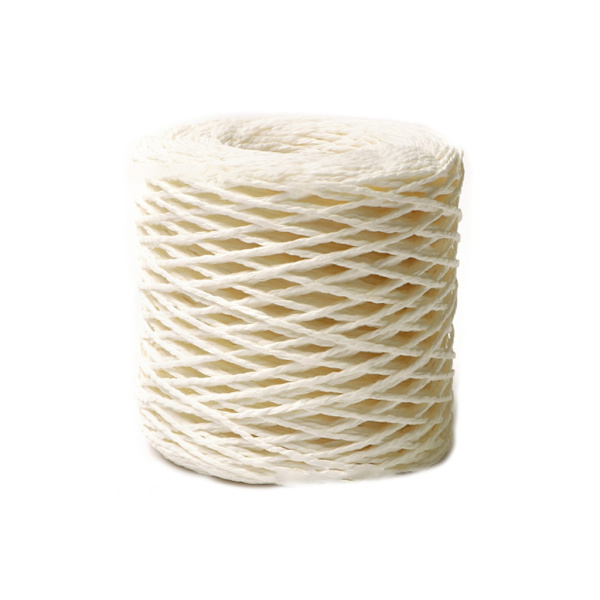 Multifunktionelt Raffia-garn Bomuld Raffia-halmgarn Totallængde 150m Farverig tråd DIY strikning Hæklemateriale