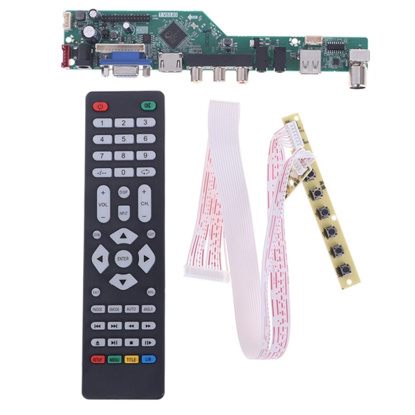 LCD TV Controller Driver Board LCD Screen Controller Board PC/TV/ USB Interface null - A