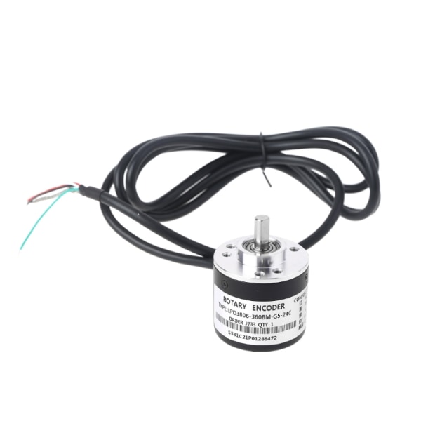 360P/R Incremental Rotary Encoder AB fasekoder 6mm Aksel til W-kobling Ny