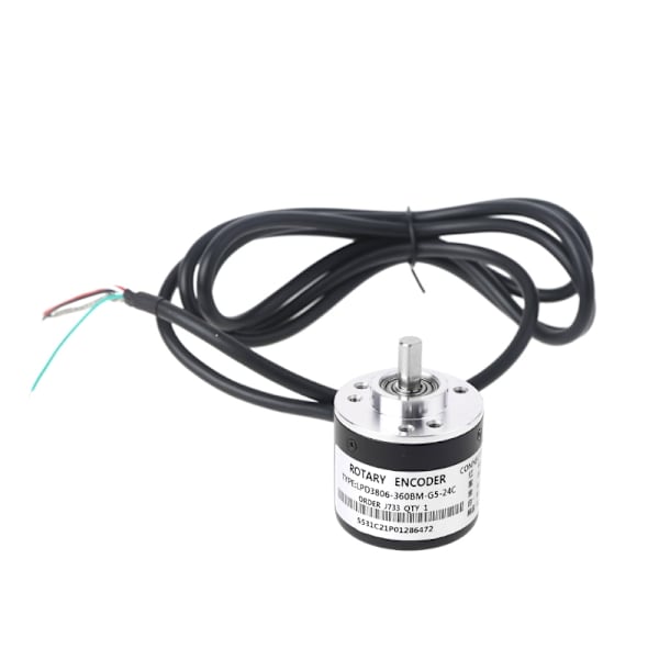 360P/R Incremental Rotary Encoder AB fasekoder 6mm Skaft for W-kobling Nyhet