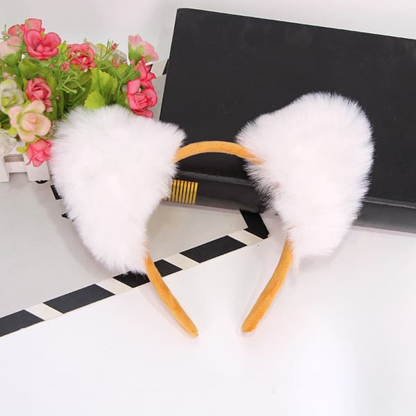 Fuzzy sjiraffhorn hodeplagg for Halloween Cosplay temafester
