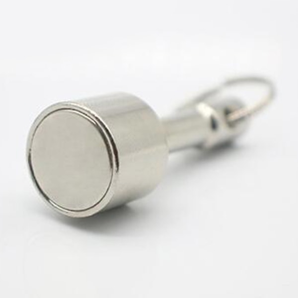 Nyckelringmagnet för att testa Nyckelring i mässing Fickmagneter med stark magnet Metaller Testmagnet Hängande nycklarhållare 12mm
