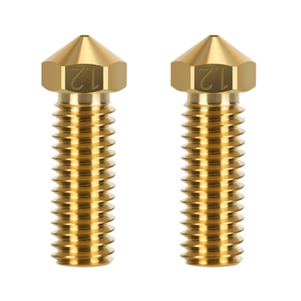 High Flow Højhastigheds 3D-printdyse 300 ℃ til 3D-printerdyser 0,2/0,3/0,4/0,5/0,6/0,8/1,0/1,2 mm 2 STK