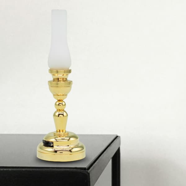 Miniature Bordlampe Model Dukkehus Tilbehør Rollespil Møbler