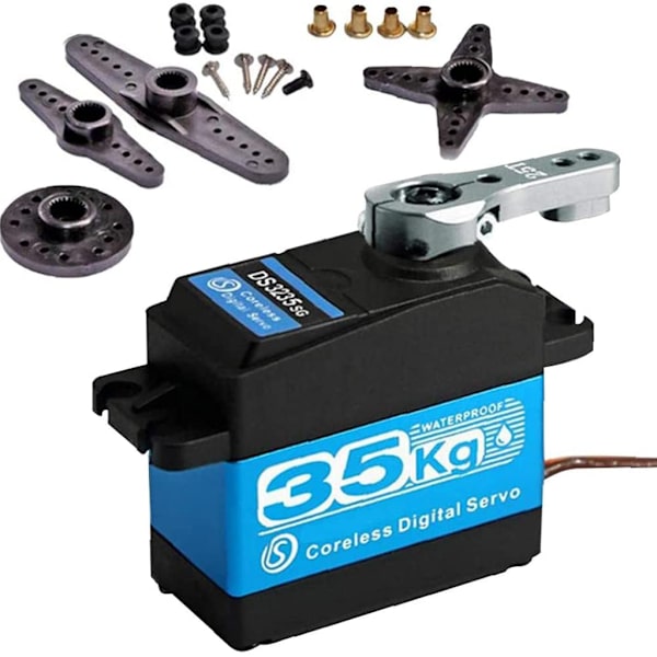 35kg robottiservo Hv High Torque Robot Servo Metal Gear Coreless Motor Digital Servo Servo (270 astetta)