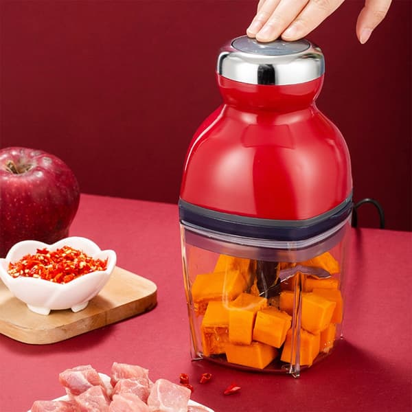 Multifunktionel 900ML elektrisk foodprocessor, mixer og kødhakker