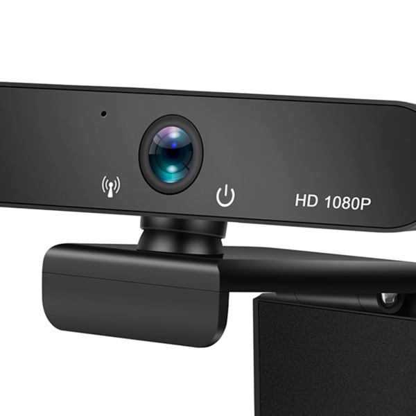 1080P webbkamera med mikrofon Flexibel rotationskamera Plug&PIay för hemmakontor